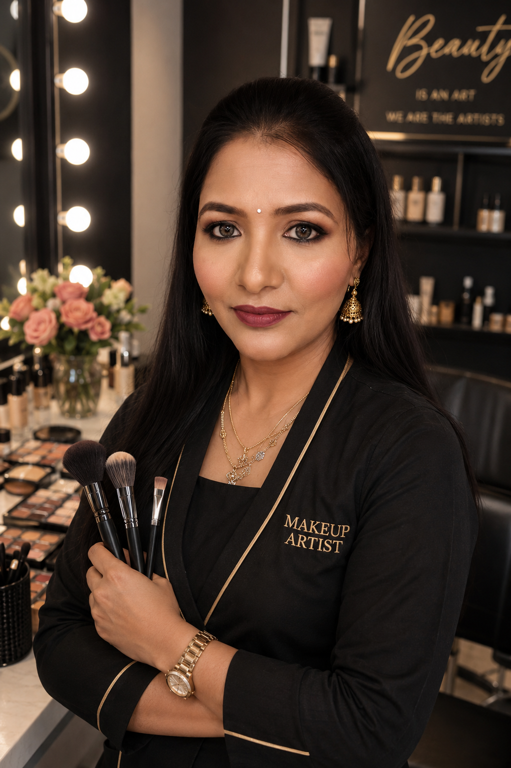 Founder and lead trainer of Sai Beauty Academy